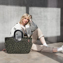 reisenthel shopping loopshopper L - Einkaufstasche mit Bügel 46 cm (teddy leo olive) - Markenkoffer