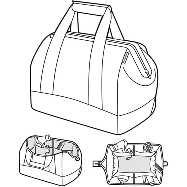 reisenthel travelling allrounder M - Reisetasche 40 cm (sky rose) - Markenkoffer