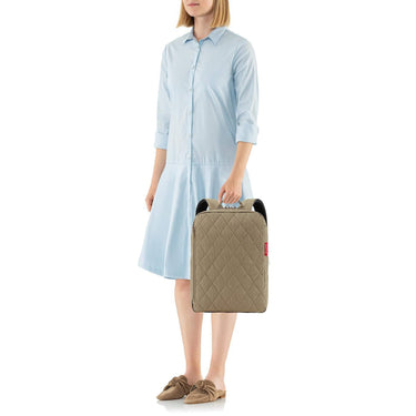 reisenthel travelling Classic - Rucksack M 39 cm (rhombus olive) - Markenkoffer