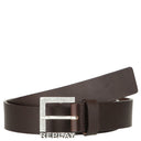 Replay Men's Accessoires 3.5 cm - Gürtel Leder (brown cocoa, 90) - Markenkoffer