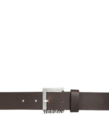 Replay Men's Accessoires 3.5 cm - Gürtel Leder (brown cocoa, 90) - Markenkoffer