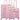 Roncato AirGlam - 4 - Rollen - Trolley Set 3tlg. erw. (rosa cipria) - Markenkoffer
