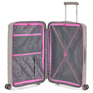 Roncato B - Flying Neon - 4 - Rollen - Trolley M 68 cm (grigio) - Markenkoffer