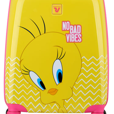 Roncato Looney Tunes Kids - 4 - Rollen - Kindertrolley 44 cm (Tweety Giallo) - Markenkoffer