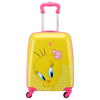 Roncato Looney Tunes Kids - Trolley per bambini a 4 ruote 44 cm (Tweety Giallo)