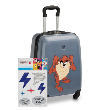 Roncato Looney Tunes Kids - 4 - Rollen - Kindertrolley 50 cm (Taz Antracite) - Markenkoffer