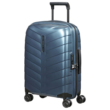 Samsonite Attrix - 4 - Rollen Kabinentrolley S 55 cm erw. (steel blue) - Markenkoffer