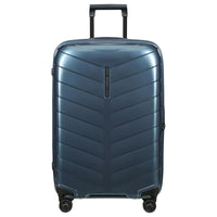 Samsonite Attrix - 4 - Rollen - Trolley M 69 cm (steel blue) - Markenkoffer