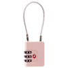 Samsonite TA Revolution Cablelock 3 Dial - Lucchetto (rose)