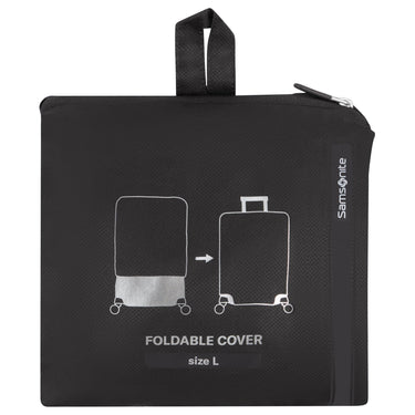 Samsonite Ta Revolution Foldable Kofferschutzhülle L - Regenhülle (black) - Markenkoffer