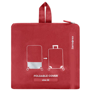 Samsonite Ta Revolution Foldable Kofferschutzhülle M - Regenhülle (red) - Markenkoffer