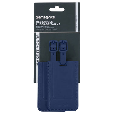 Samsonite Ta Revolution Rectangle Luggage Tag - Kofferanhänger 2tgl. (midnight blue) - Markenkoffer
