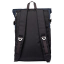 Sandqvist Icon Rolltop - Rucksack M 14" 60 cm (multi black/ navy with black leather) - Markenkoffer