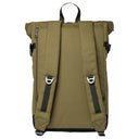 Sandqvist Icon Rolltop - Rucksack M 14" 60 cm (olive drab with black leather) - Markenkoffer