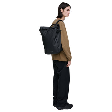 Sandqvist Stream Slim Rolltop - Rucksack 16" 65 cm (black) - Markenkoffer