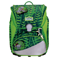 Scout Alpha DIN - Schulranzen Set 4 tlg. (Danger Dino) - Markenkoffer