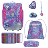 Scout Alpha DIN - Set di zaino scolastico 4 pezzi (Deep Sea)