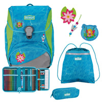 Scout Alpha DIN - Schulranzen Set 4 tlg. (Water Lily) - Markenkoffer