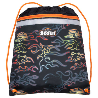 Scout Alpha Exklusiv Safety Light - Schulranzen Set 5tlg. (Flames) - Markenkoffer
