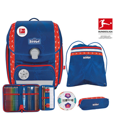 Scout Genius Exklusiv "Bundesliga" - Schulranzen Set 4tlg. (Bundesliga) - Markenkoffer