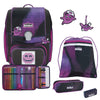 Scout Genius Exklusiv "Movie Star" - Set di zaini scolastici 5 pezzi (Pixel Rosa)