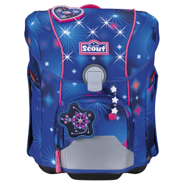 Scout Micro Exklusiv LED - Schulranzen Set 4 tlg. (Sparkling Dream) - Markenkoffer