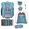 Scout Micro Exclusive Safety Light - School Backpack Set 4 pcs. (Aloha)