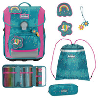 Scout Neo DIN - Schulranzen Set 4tlg. (Happy Confetti) - Markenkoffer