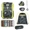 Scout Neo Exklusiv Superflash Extreme - Set zaino scolastico 4 pezzi (Soccer Star)