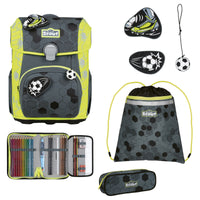 Scout Neo Exklusiv Superflash Extreme - Schulranzen Set 4tlg. (Soccer Star) - Markenkoffer