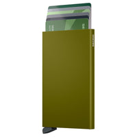Secrid Cardprotector - Kreditkartenetui 6 cm RFID (kelp) - Markenkoffer