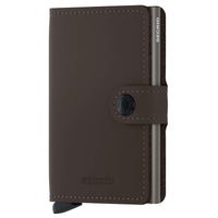 Secrid Matte Miniwallet - Geldbörse RFID 6.5 cm (truffle) - Markenkoffer