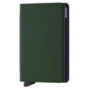 Secrid Matte Slimwallet - Geldbörse RFID 6.8 cm (green - black) - Markenkoffer