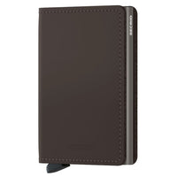 Secrid Matte Slimwallet - Geldbörse RFID 6.8 cm (truffle) - Markenkoffer