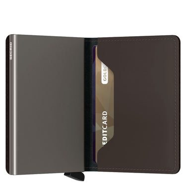 Secrid Matte Slimwallet - Geldbörse RFID 6.8 cm (truffle) - Ansicht 4