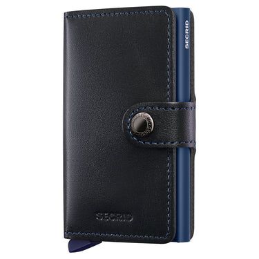 Secrid Original Miniwallet - Geldbörse RFID 6.5 cm (black - navy) - Markenkoffer