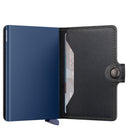 Secrid Original Miniwallet - Geldbörse RFID 6.5 cm (black - navy) - Markenkoffer
