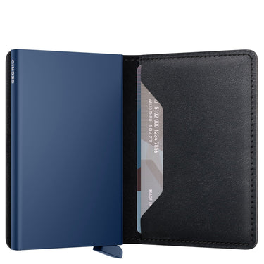 Secrid Original Slimwallet - Geldbörse RFID 6.8 cm (black - navy) - Markenkoffer