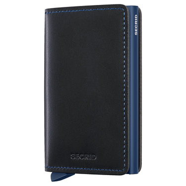 Secrid Original Slimwallet - Geldbörse RFID 6.8 cm (black - navy) - Markenkoffer