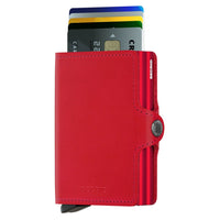 Secrid Original Twinwallet - Geldbörse RFID 7 cm (red - red) - Markenkoffer