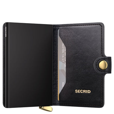Secrid Premium Emboss Miniwallet - Geldbörse RFID 6.5 cm (diamond black) - Markenkoffer