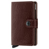 Secrid Vegetable Tanned Miniwallet - Portafoglio RFID 6.5 cm (espresso-brown)