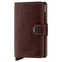 Secrid Vegetable Tanned Miniwallet - Geldbörse RFID 6.5 cm (espresso-brown)