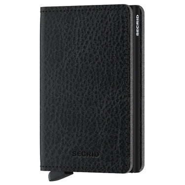 Secrid Vegetable Tanned Slimwallet - Geldbörse RFID 6.8 cm (black black) - Markenkoffer