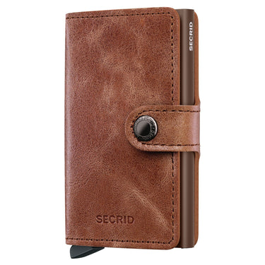Secrid Vintage Miniwallet - Geldbörse RFID 6.5 cm (cognac - brown) - Markenkoffer