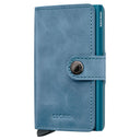 Secrid Vintage Miniwallet - Geldbörse RFID 6.5 cm (teal) - Markenkoffer