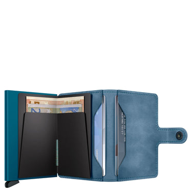 Secrid Vintage Miniwallet - Geldbörse RFID 6.5 cm (teal) - Markenkoffer