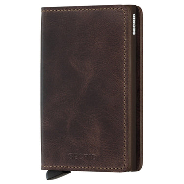 Secrid Vintage Slimwallet - Geldbörse RFID 6.8 cm (chocolate) - Markenkoffer