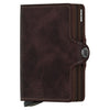 Secrid Vintage Twinwallet - Portafoglio RFID 7 cm (chocolate)
