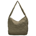 Seidenfelt Hetta Maxi Hobo - Schultertasche 42 cm (greige khaki)